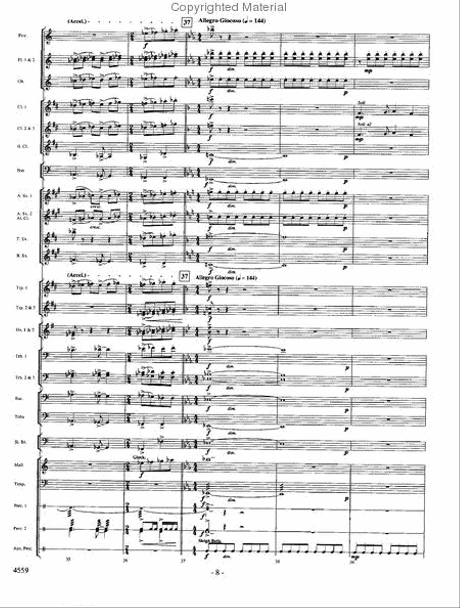 Into the Raging River Into the Raging River Concert Band scores gallery preview page 7