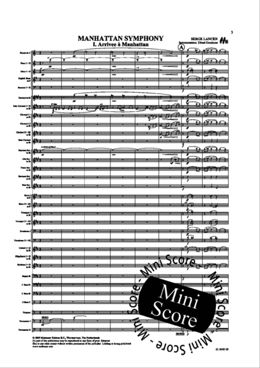 Manhattan Symphony Concert Band scores gallery preview page 7