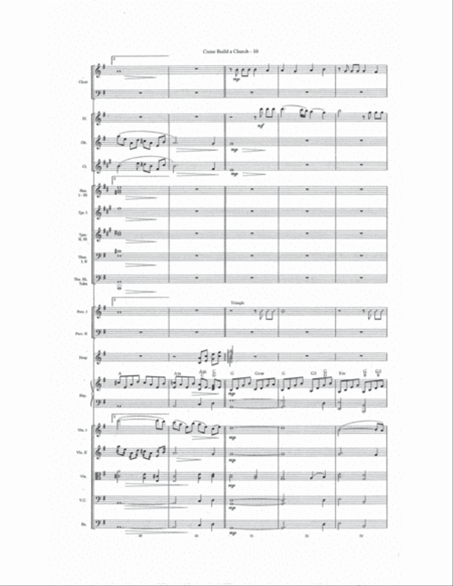 Come Build a Church Choir scores gallery preview page 11