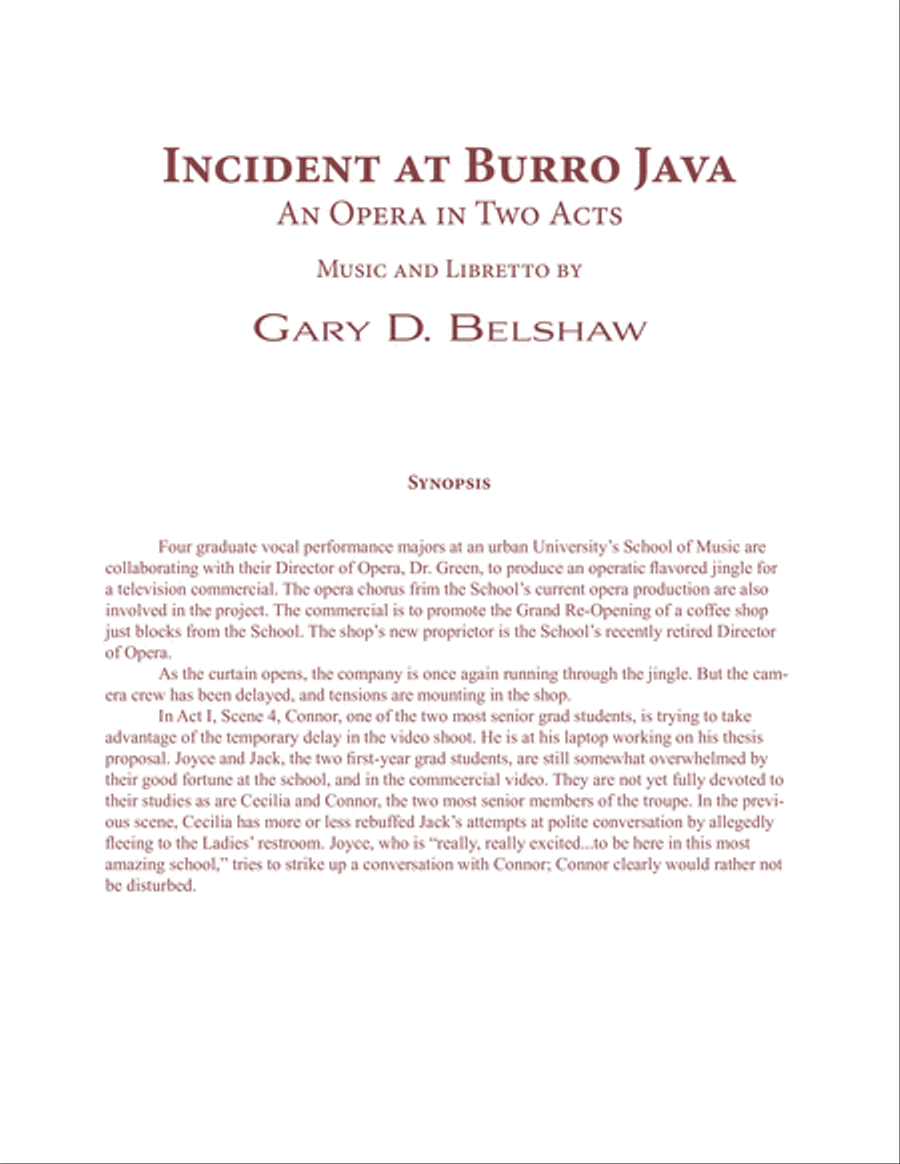 Scene from the Opera "Incident at Burro Java" image number null