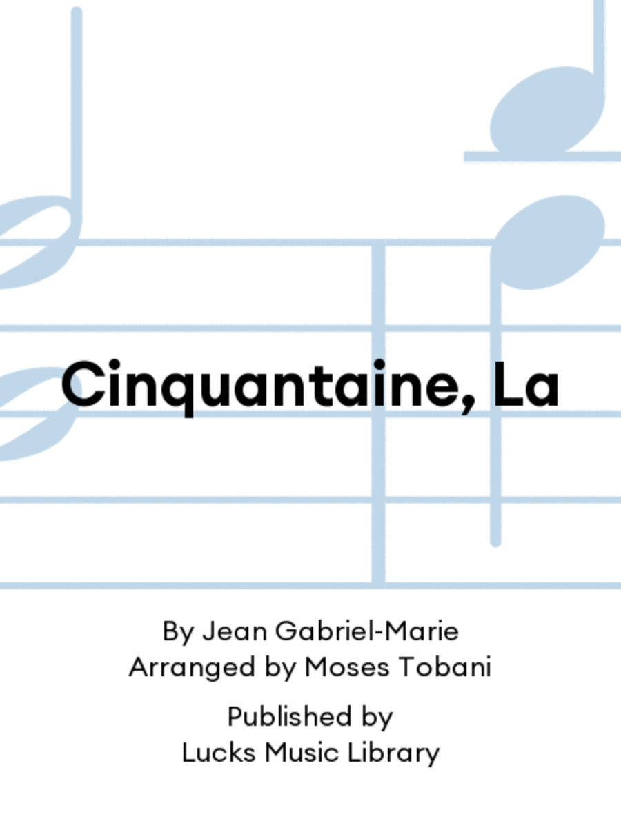Cinquantaine, La Set of Parts scores gallery preview page 1