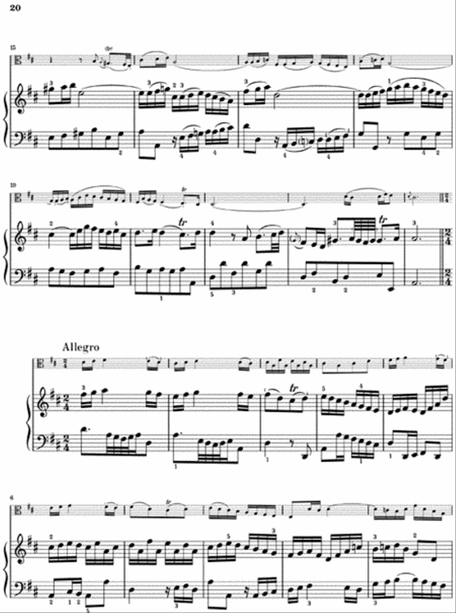 Sonatas for Viola da Gamba and Harpsichord BWV 1027-1029 (Version for Violoncello and Harpsichord) Viola scores gallery preview page 3