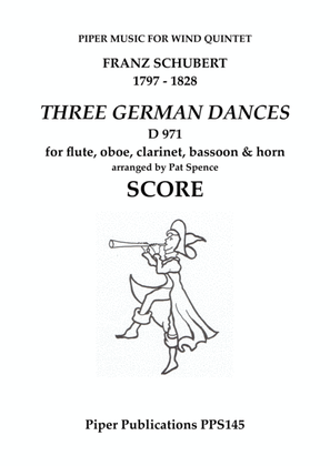 SCHUBERT THREE GERMAN DANCES D. 971