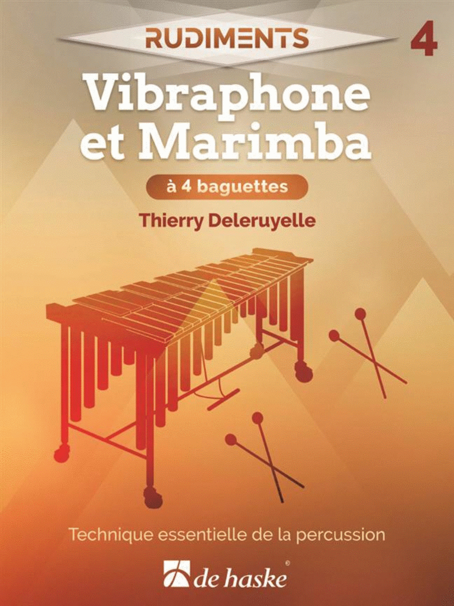 Rudiments 4 - Vibraphone et Marimba à 4 baguettes Marimba scores gallery preview page 1