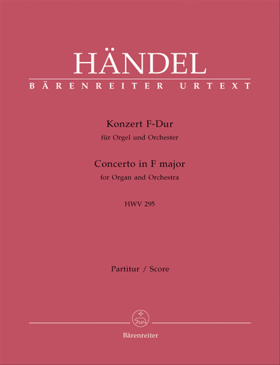 Concerto for Organ and Orchestra, No. 13 F major HWV 295 'The Cuckoo and the Nightingale' Orchestra scores gallery preview page 1