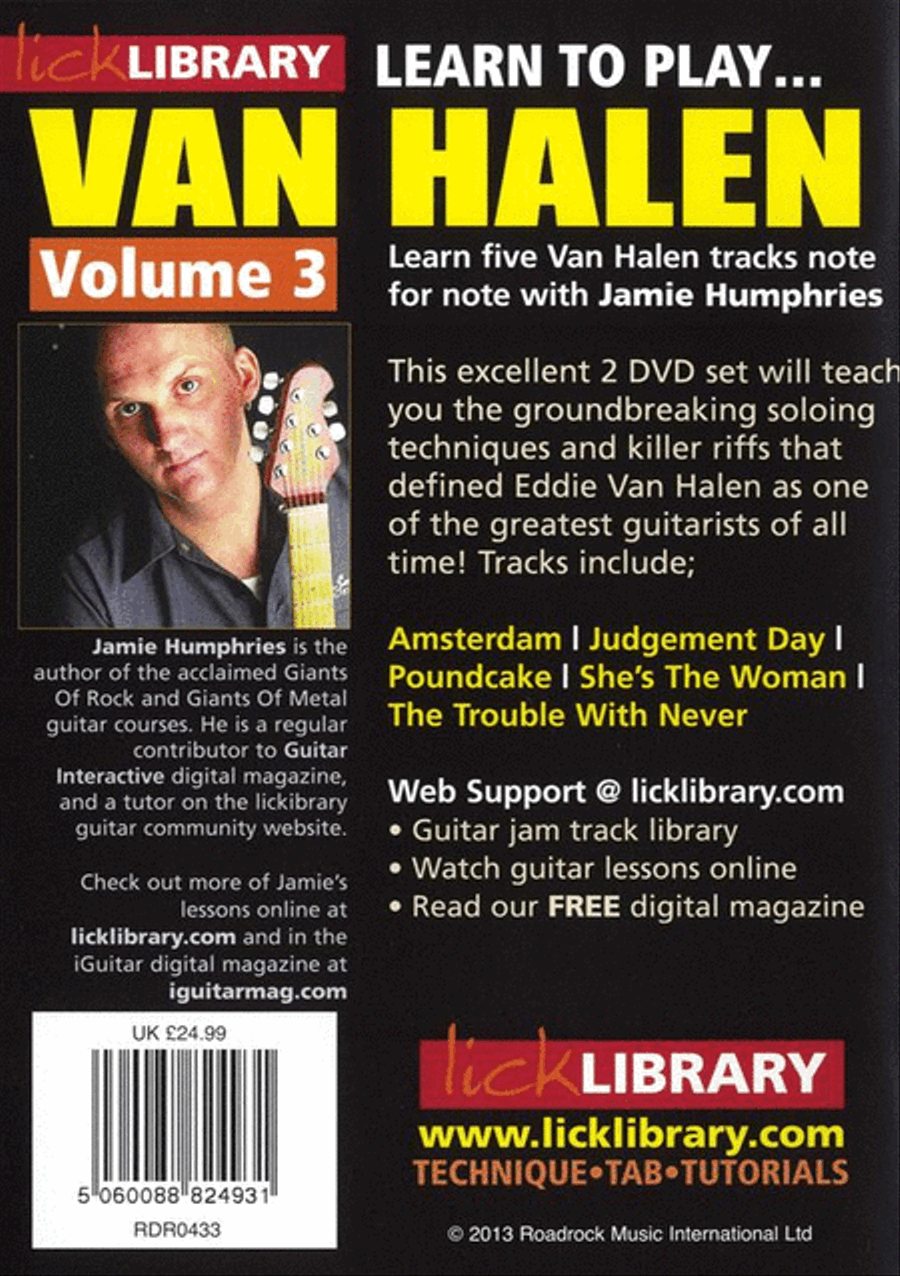 Learn To play Van Halen - Volume 3 Guitar scores gallery preview page 2