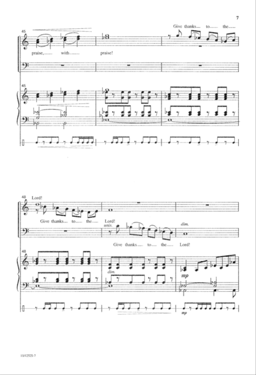 Psalm 100 4-Part scores gallery preview page 8