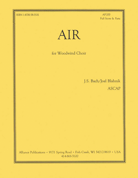 Air for Woodwind Choir