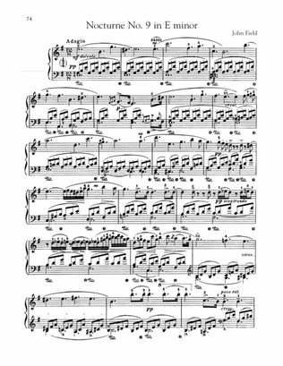 Nocturne No. 9 In E Minor, H. 46