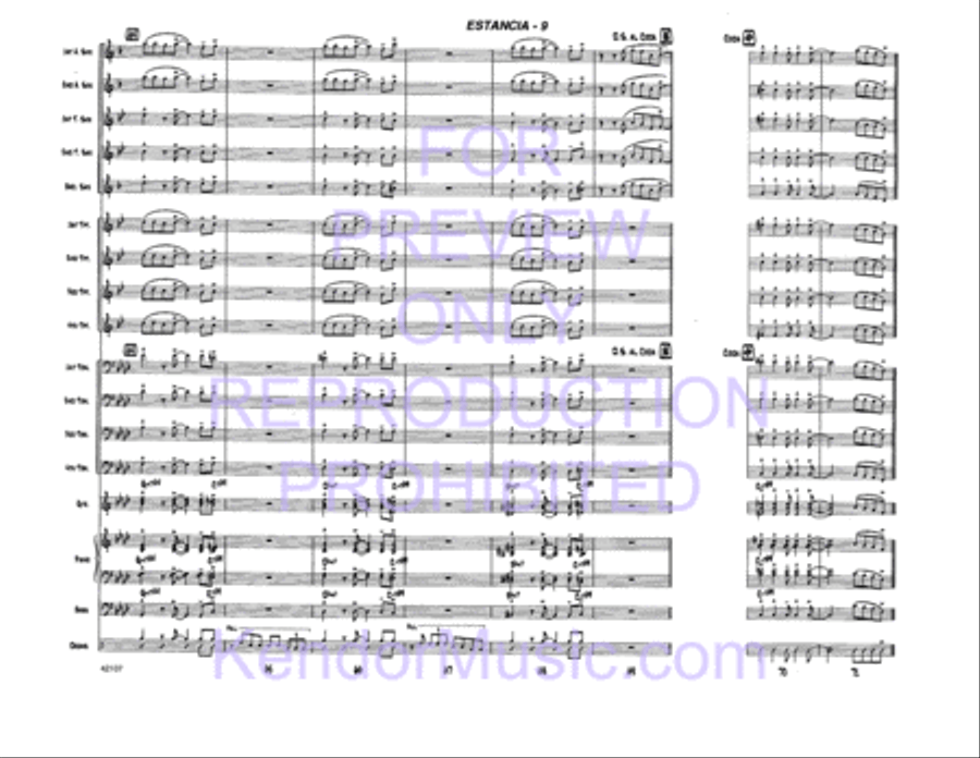 Estancia Estancia Jazz Ensemble scores gallery preview page 11