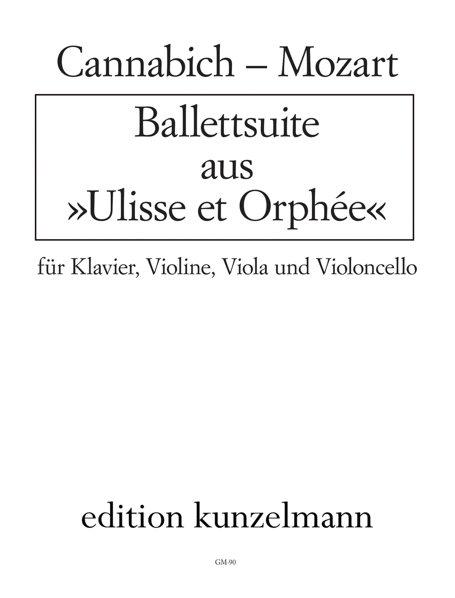 Ballet suite Cello scores gallery preview page 1