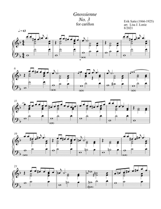 Gnossienne #3 for Carillon