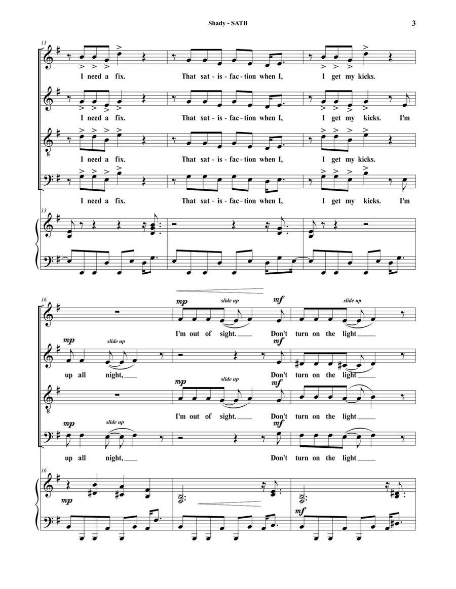 Shady 4-Part scores gallery preview page 3