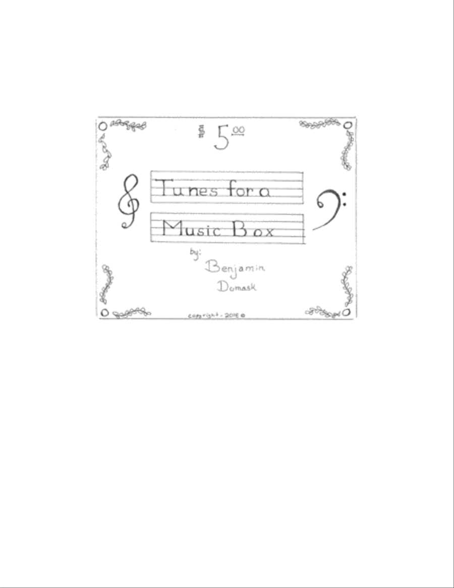 Tunes for a Music Box Tunes for a Music Box Piano Solo scores gallery preview page 1