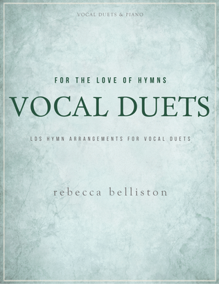 Book cover for For the Love of Hymns: Vocal Duets