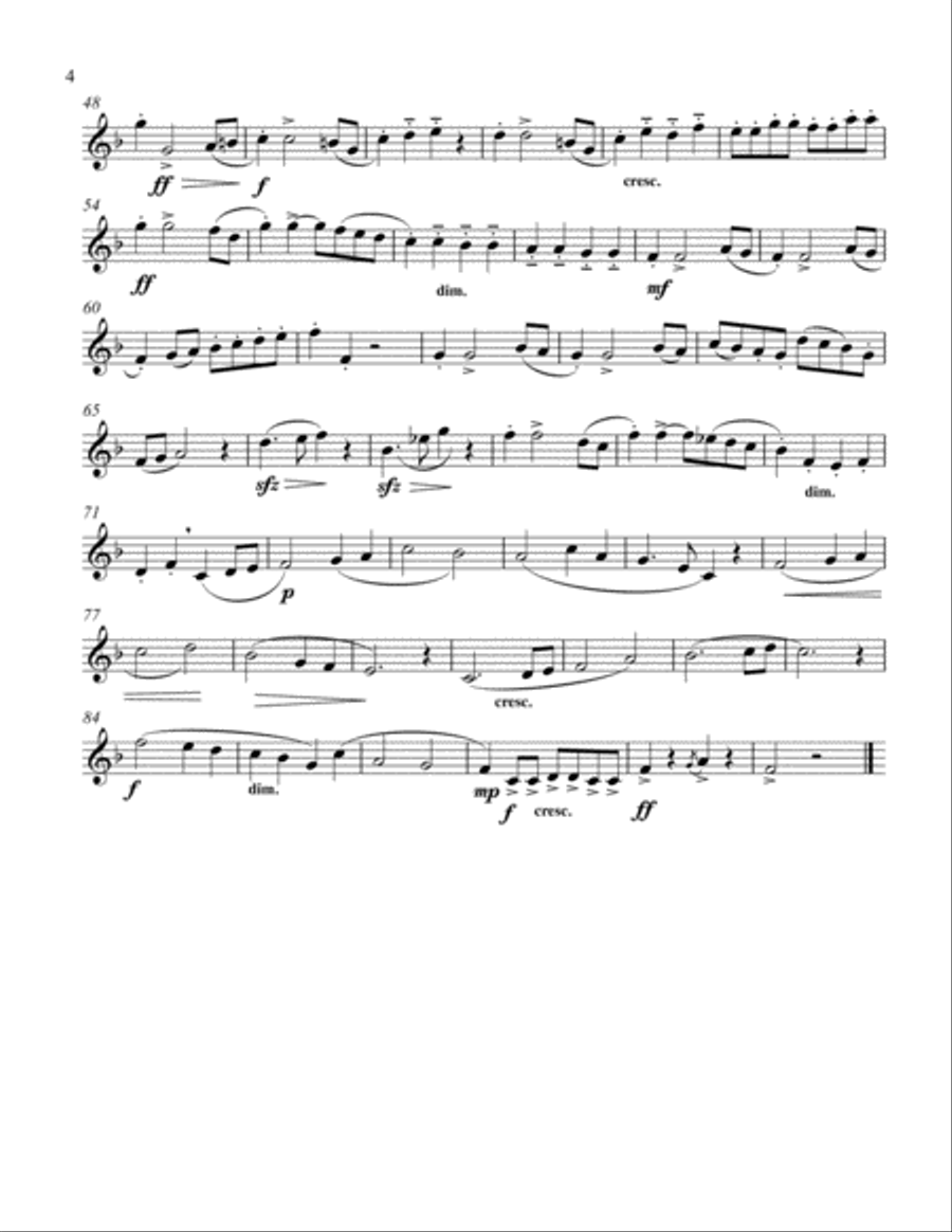 Stylistic Etudes for Trumpet or Horn Horn scores gallery preview page 4