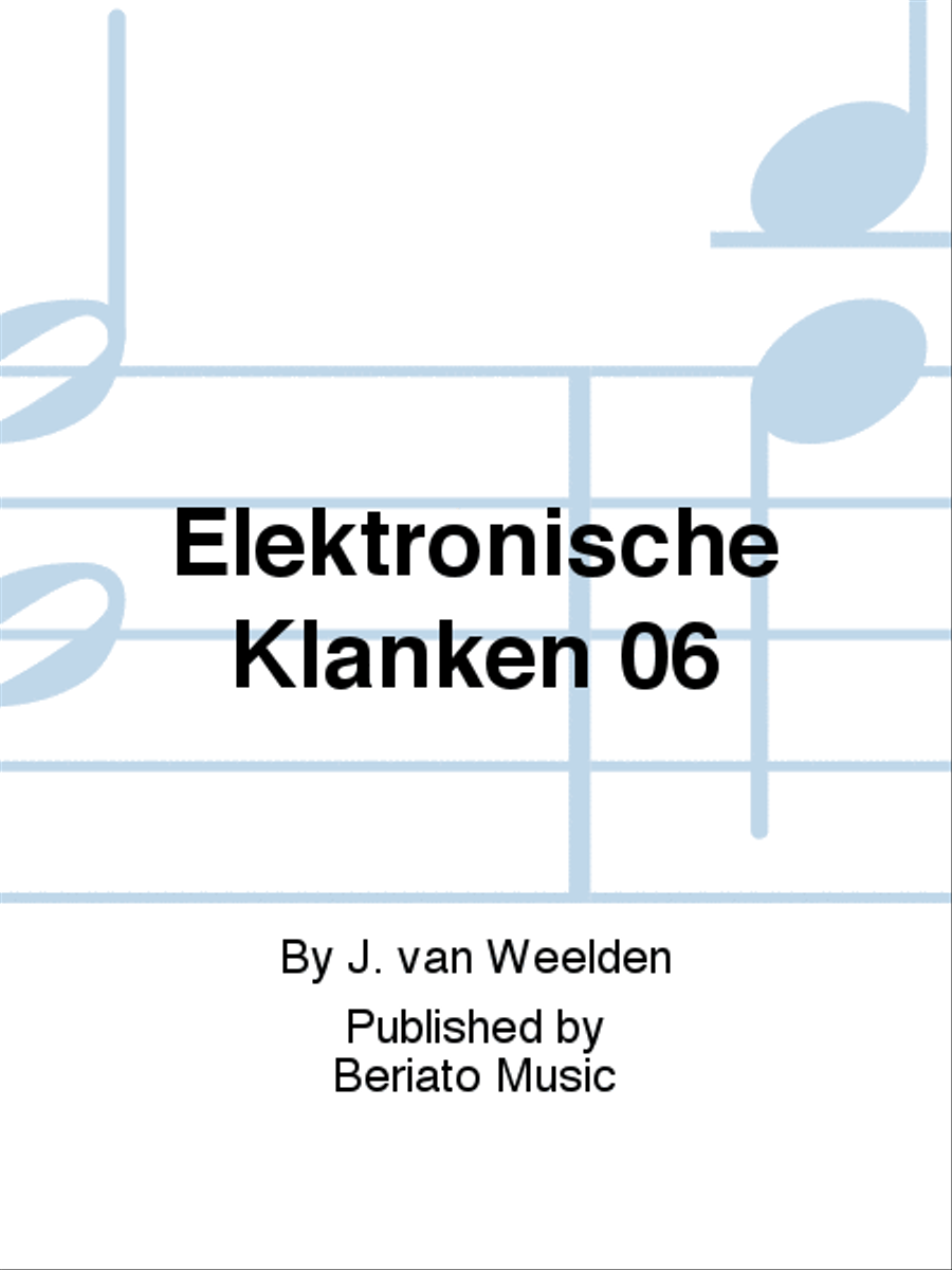 Elektronische Klanken 06 Organ scores gallery preview page 1
