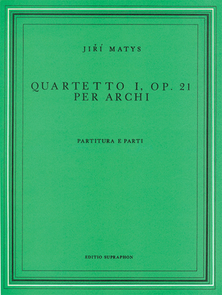 Book cover for Streichquartett no. 1, op. 21