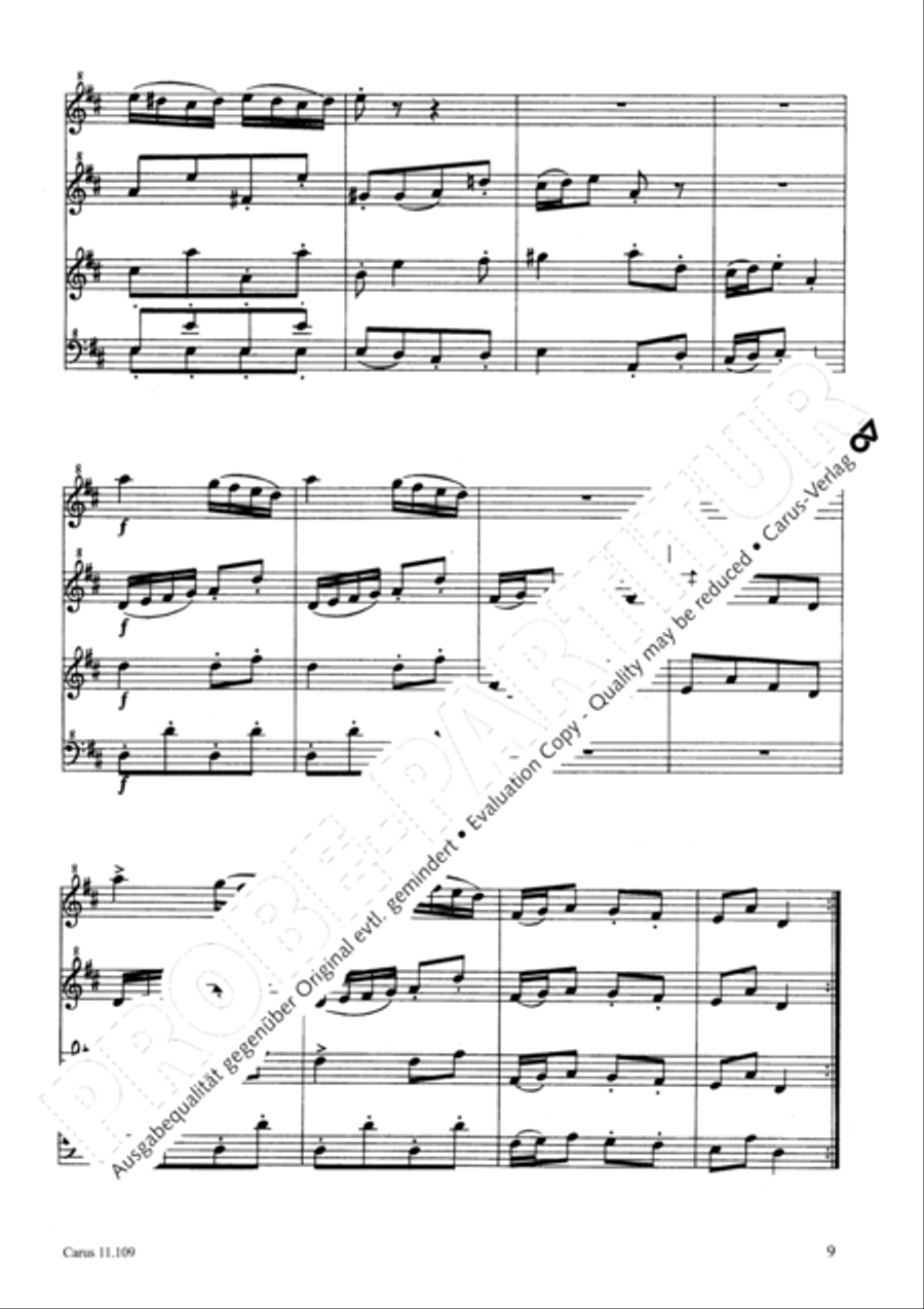 Kleine Suite Recorder scores gallery preview page 12