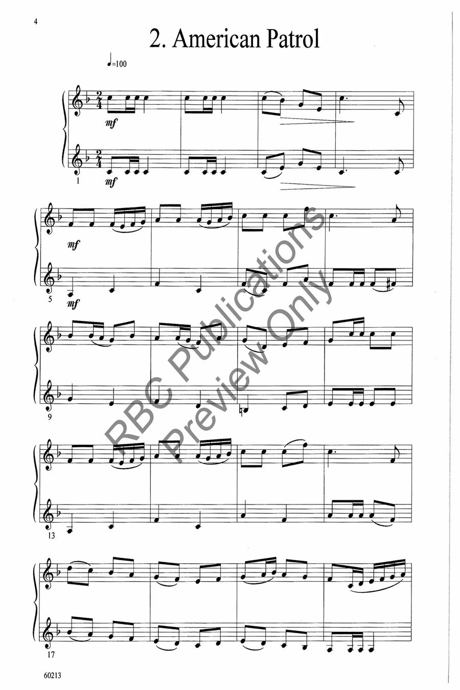 Trumpet Duets Vol. 1 Brass Duet scores gallery preview page 7