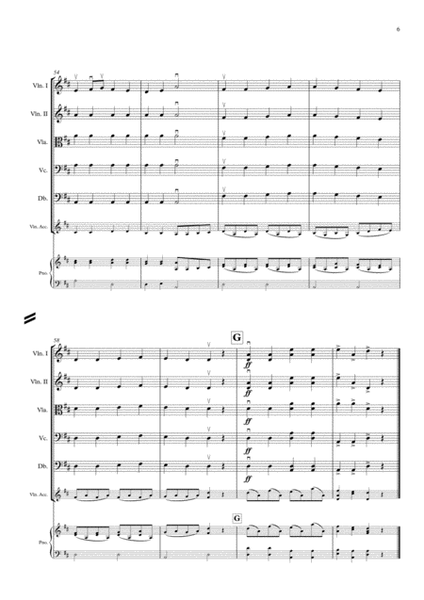 A Little Joyous Springtime Can-Can March, A Medley for Beginner Strings image number null