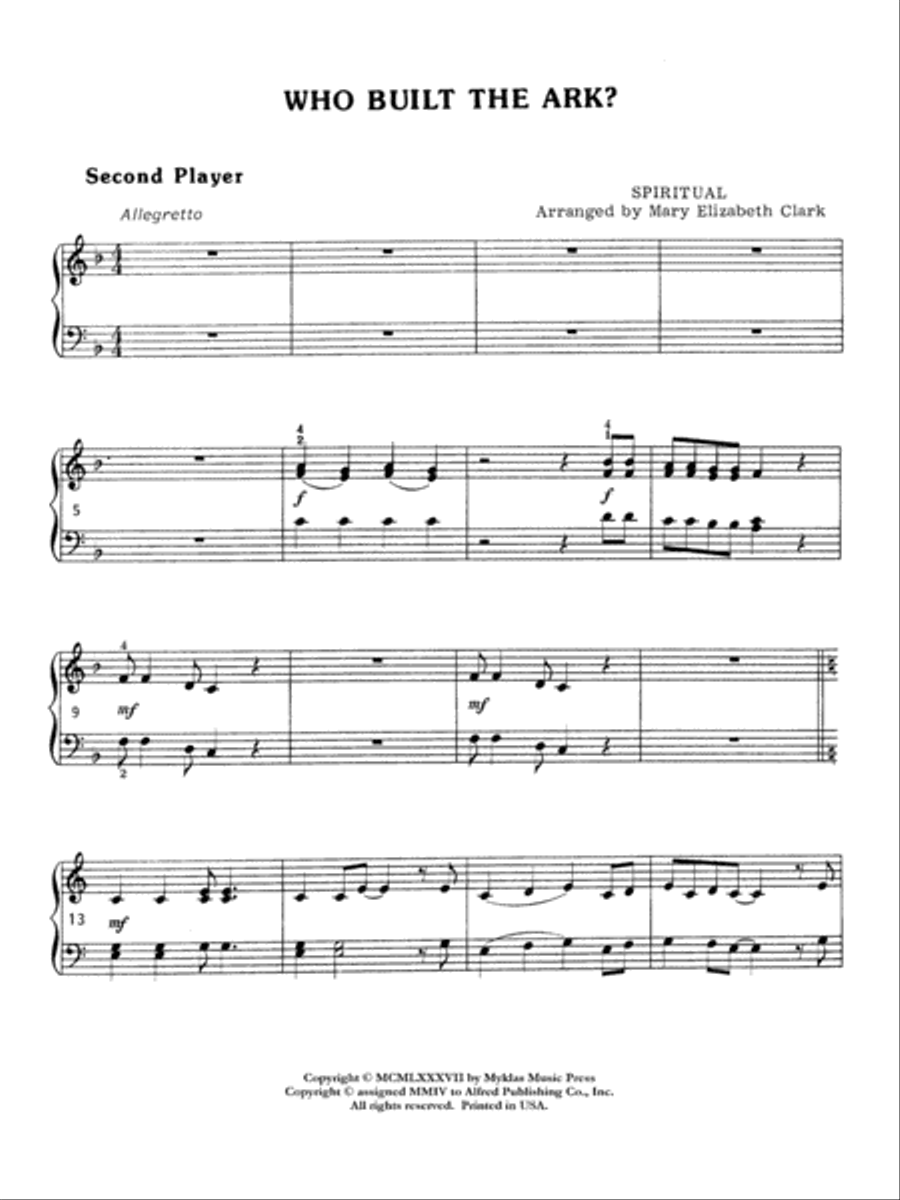 Who Built the Ark? Small Ensemble scores gallery preview page 3