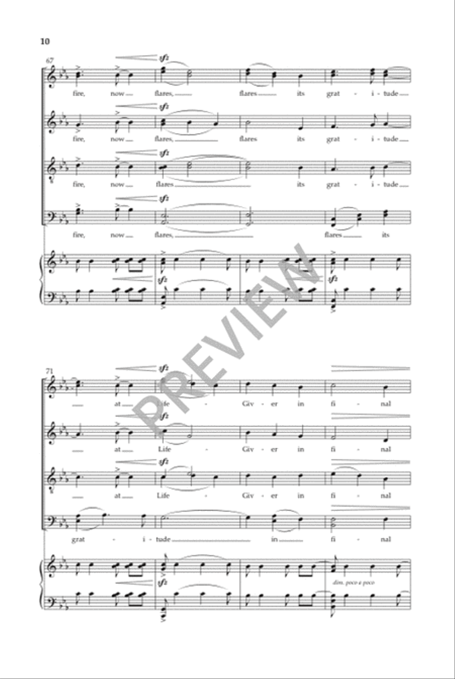 October Sun October Sun 4-Part scores gallery preview page 11