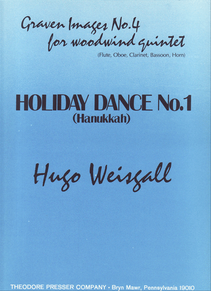 Holiday Dance No. 1 (Hanukkah) Woodwind Quintet scores gallery preview page 1