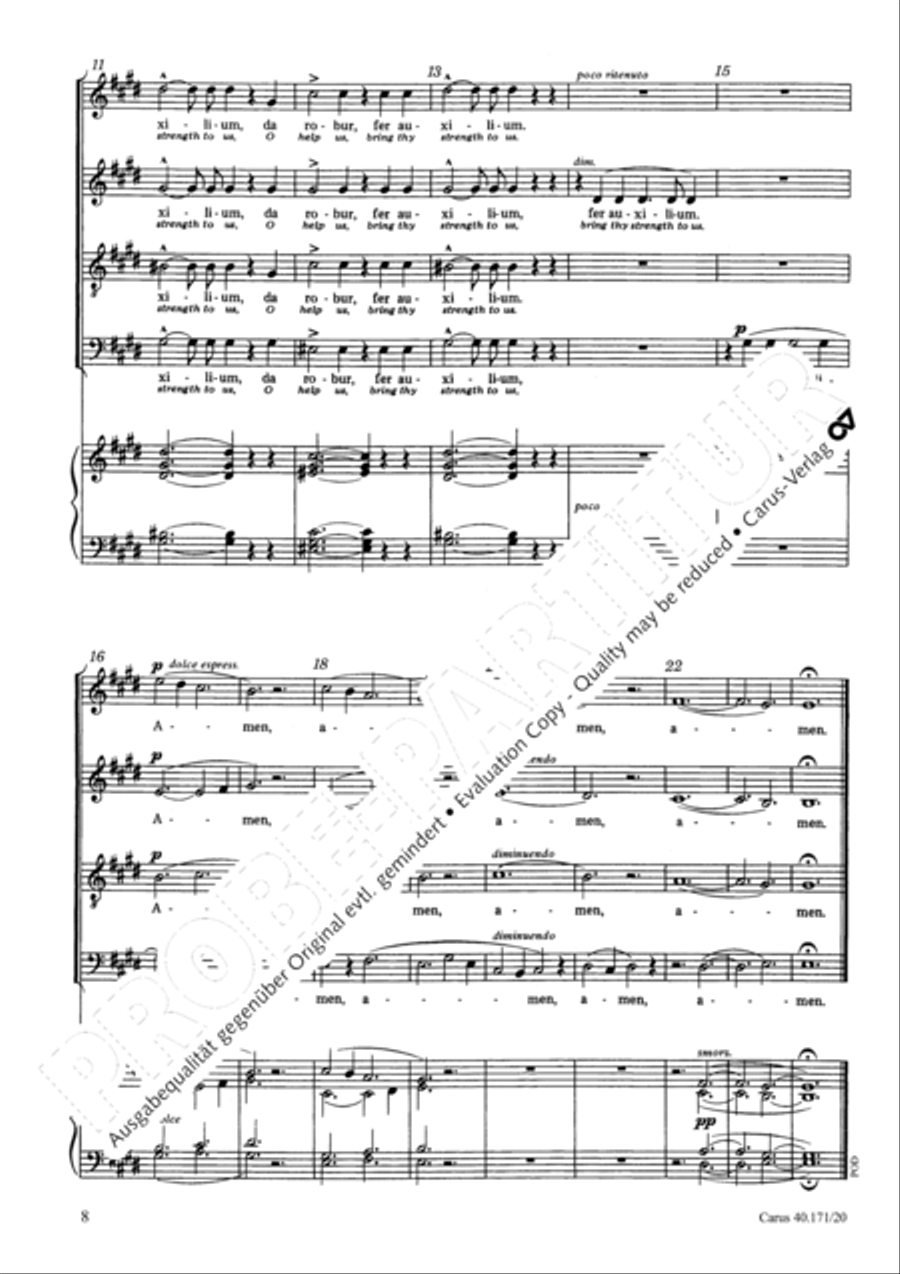 Ave Maria; O salutaris hostia Score scores gallery preview page 9