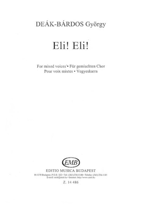Book cover for Eli! Eli! Matthaeus 27.46.