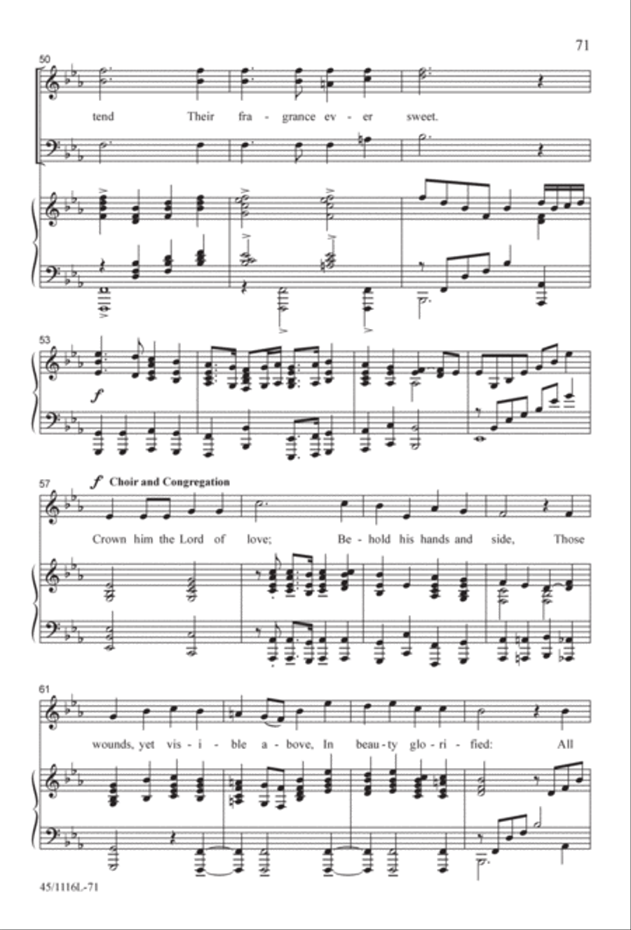 12 Anthems for about 12 Singers 3-Part scores gallery preview page 71