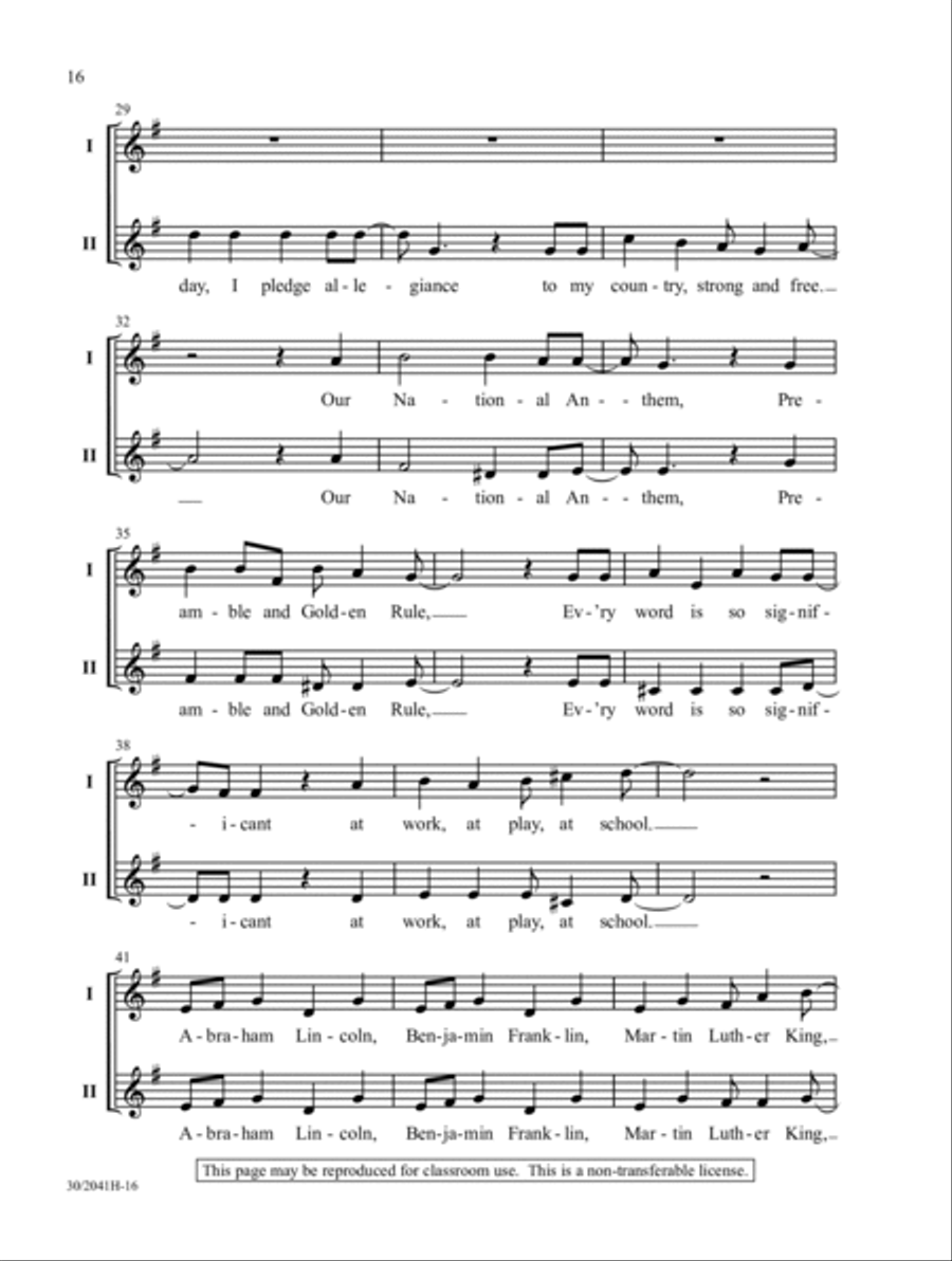 The Words We Live By The Words We Live By 2-Part scores gallery preview page 11
