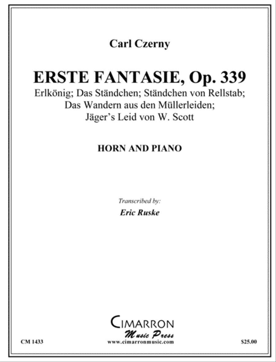 Erste Fantasie Piano Accompaniment scores gallery preview page 1