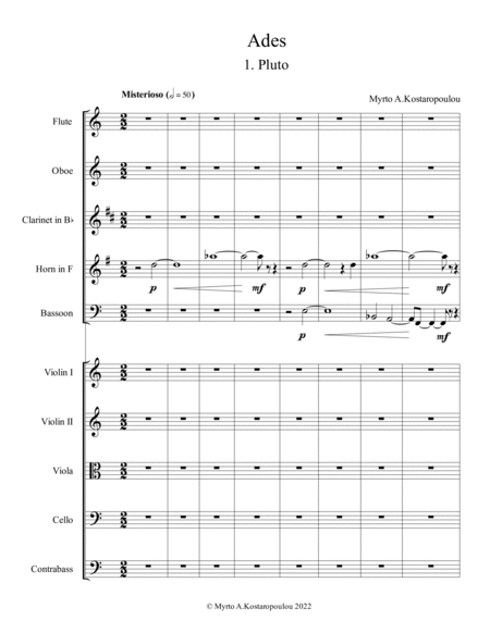 Trilogy for Chamber orchestra - Score Only image number null