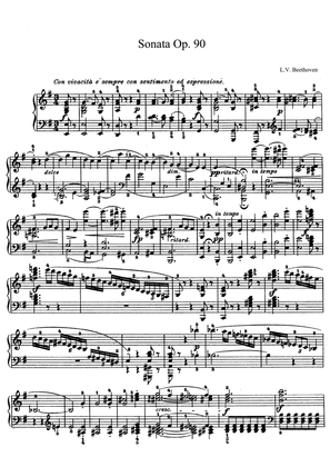 Beethoven Sonata Op. 90 in E Minor