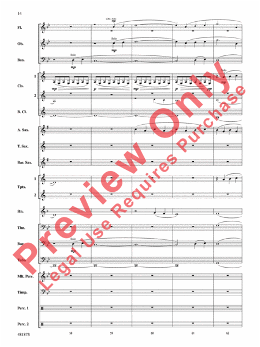 Fortaleza Concert Band scores gallery preview page 15