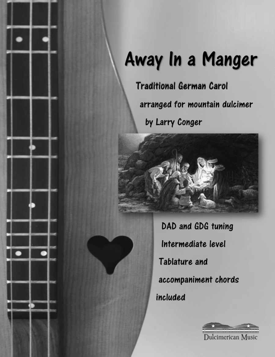 Away In a Manger (duet) Dulcimer scores gallery preview page 1