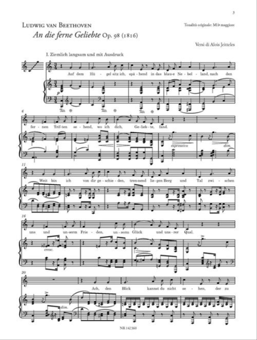 Lieder Da Zelter a Strauss Medium Voice scores gallery preview page 3