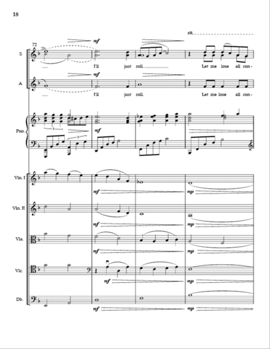 Flight (Full Score and Parts) SSA scores gallery preview page 17