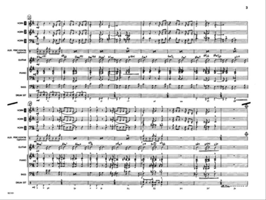 Bossa Sin Nombre Bossa Sin Nombre Jazz Ensemble scores gallery preview page 3