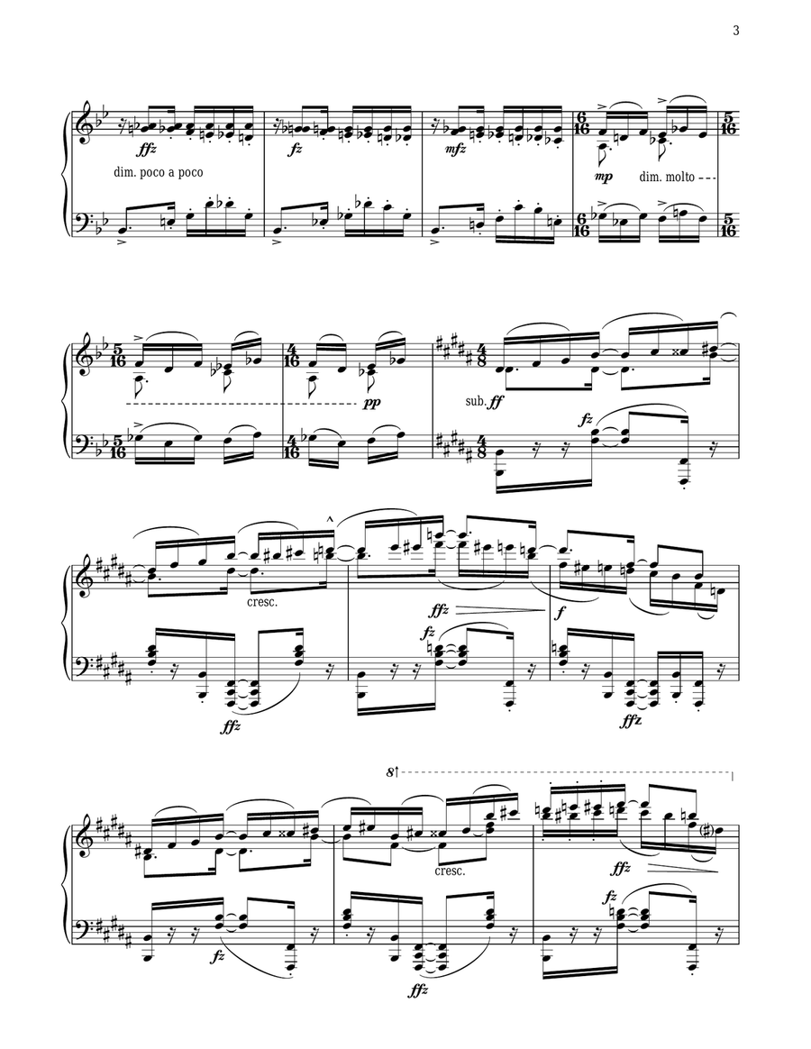 Estela: Rag Latino Estela: Rag Latino Piano Solo scores gallery preview page 3