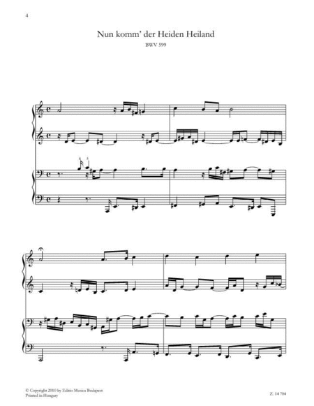 Sieben Bach-Choräle - Seven Bach Chorales