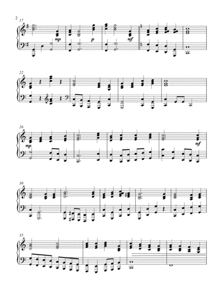 Crown Him With Glory (piano part only) image number null