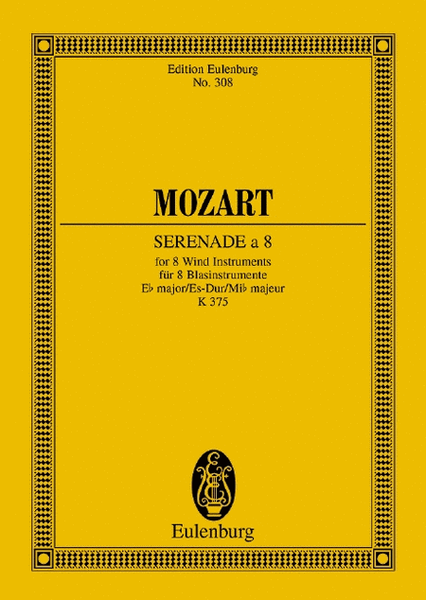 Serenade No. 11 in E-flat Major, K. 375
