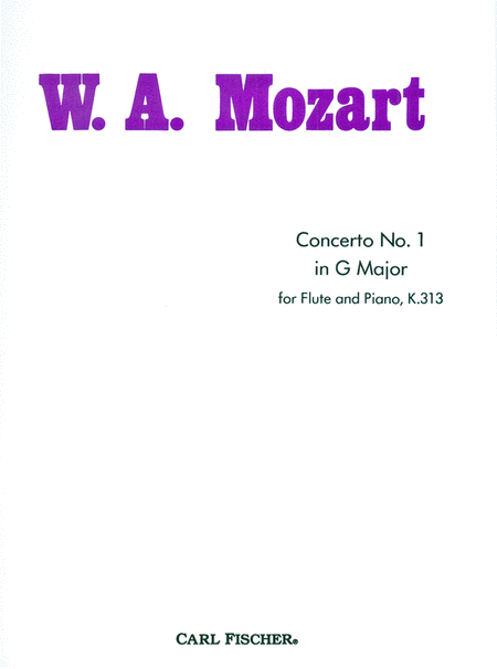 Concerto No. 1 in G Major, K. 313