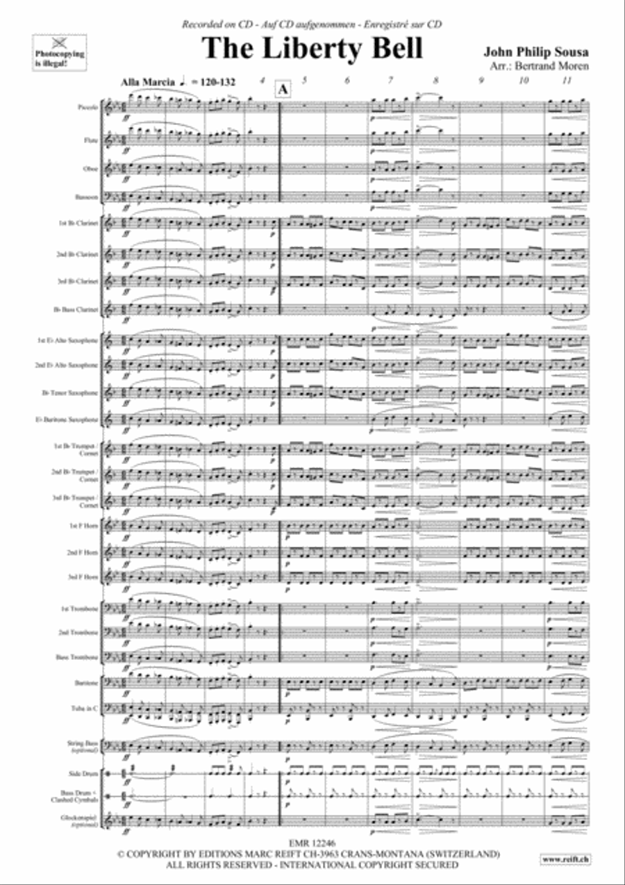 The Liberty Bell Concert Band scores gallery preview page 4