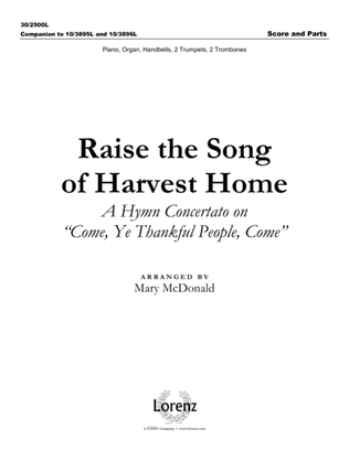 Raise the Song of Harvest Home - Brass and HB Score and Parts