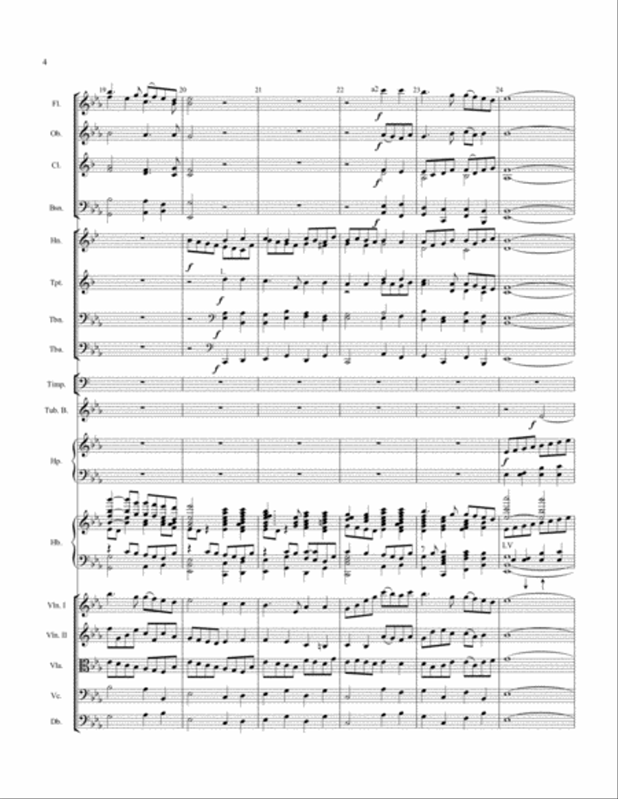 Once In Royal David's City - Orchestral Score and Parts Full Orchestra scores gallery preview page 6