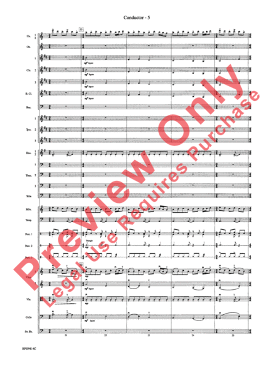 Into the Storm Full Orchestra scores gallery preview page 8