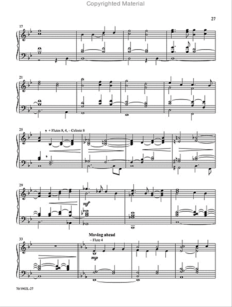 Music for Worship Music for Worship Organ Solo scores gallery preview page 13
